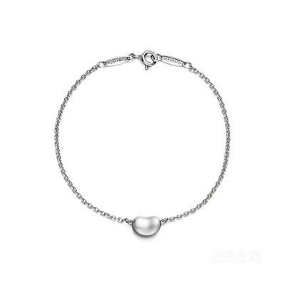 Elsa Peretti® Bean design 系列纯银手链，9 毫米