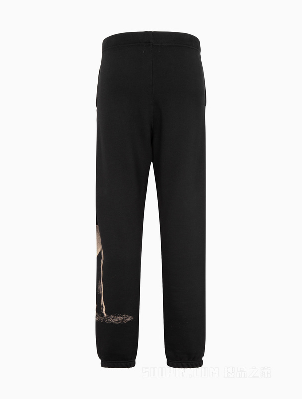 【简约系列】Calvin Klein 22秋冬男女情侣中性印花束脚卫裤40728ST