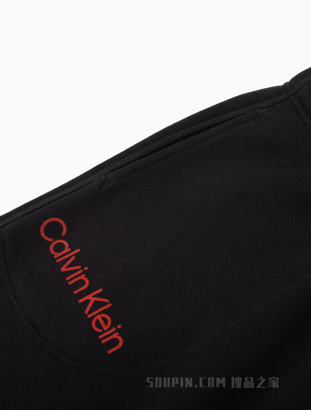 【简约系列】Calvin Klein 22秋冬男女情侣中性印花束脚卫裤40728ST