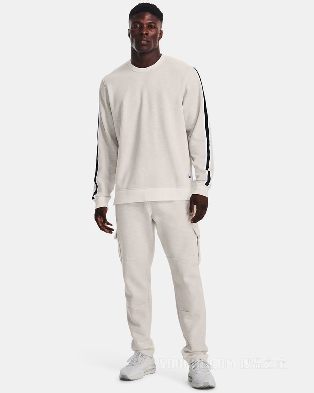 男士UA Essential Heritage抓绒圆领运动衣