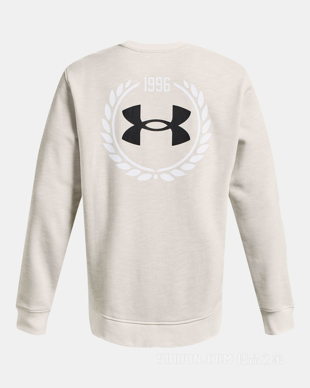 男士UA Essential Heritage抓绒圆领运动衣