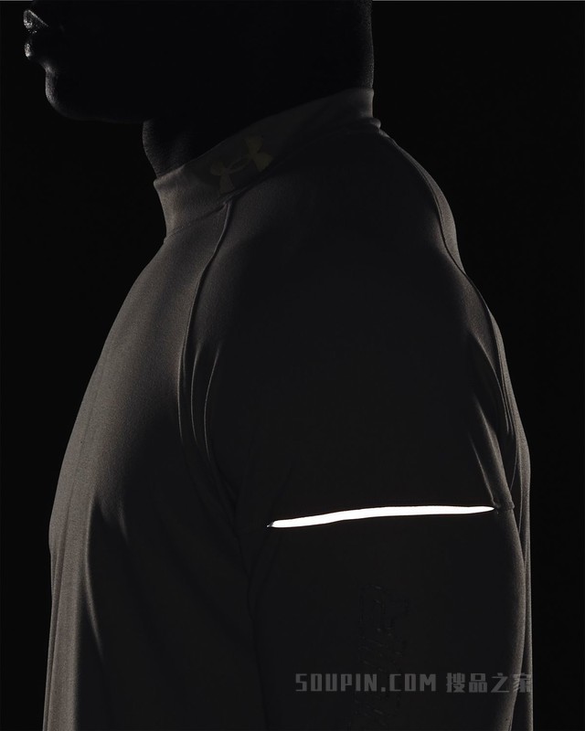 男士UA Out The Cold跑步长袖上衣