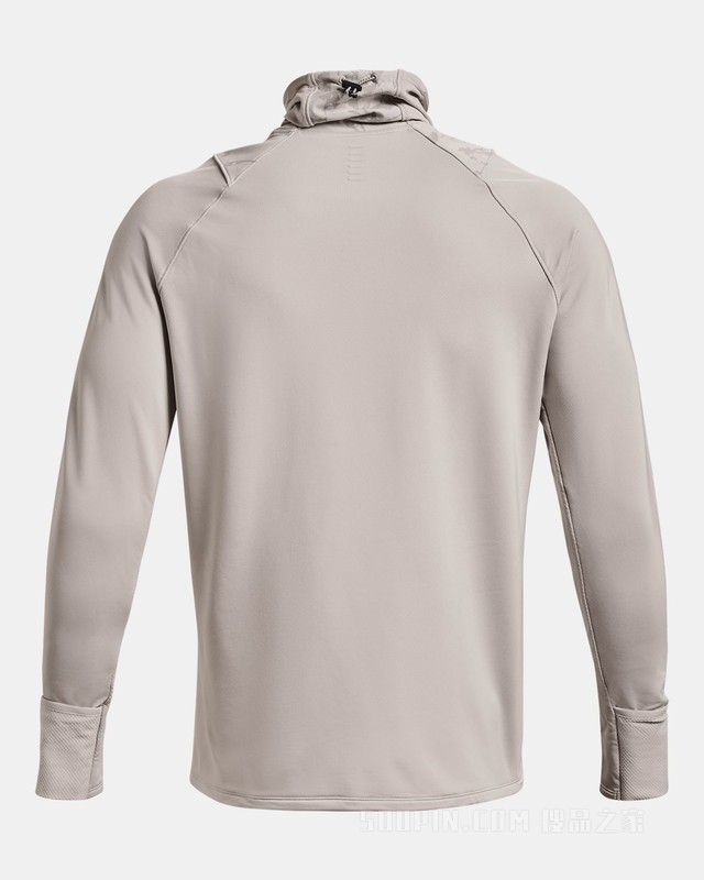 男士UA Out The Cold跑步漏斗领运动衣