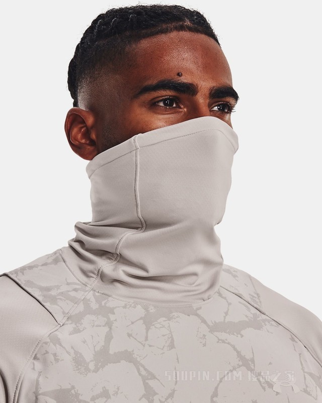 男士UA Out The Cold跑步漏斗领运动衣