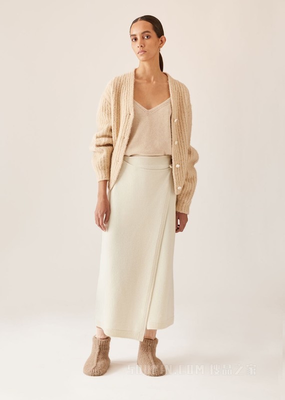 Cocooning 半身裙 小羊绒