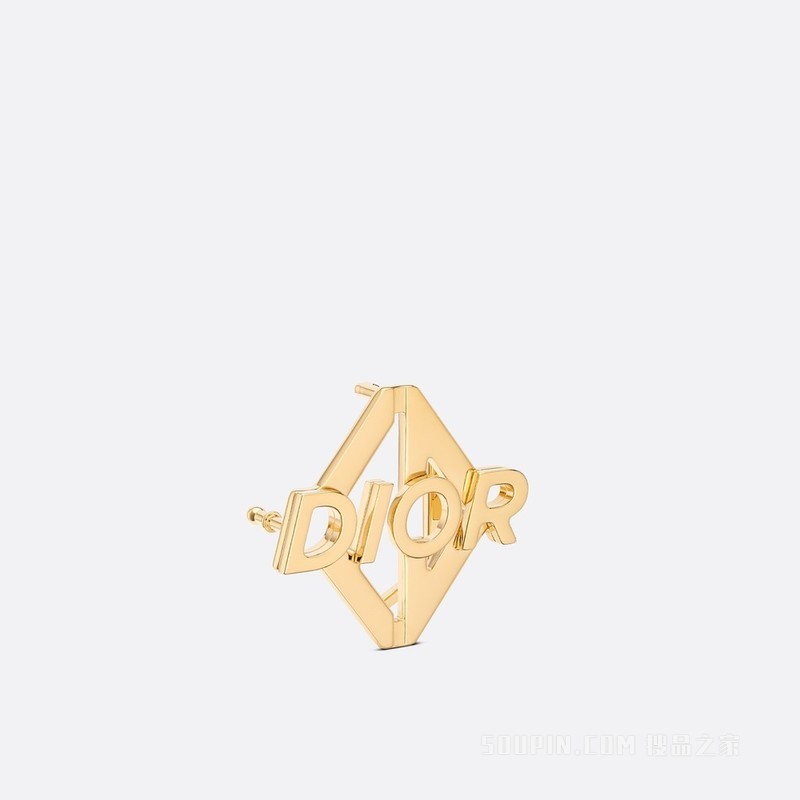 CD Diamond 腰带扣 40 毫米金色饰面黄铜