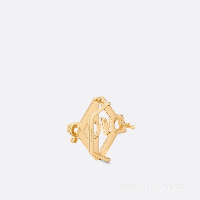 CD Diamond 腰带扣 40 毫米金色饰面黄铜