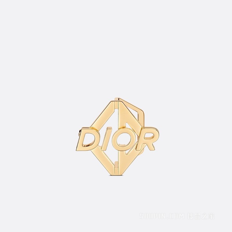 CD Diamond 腰带扣 40 毫米金色饰面黄铜