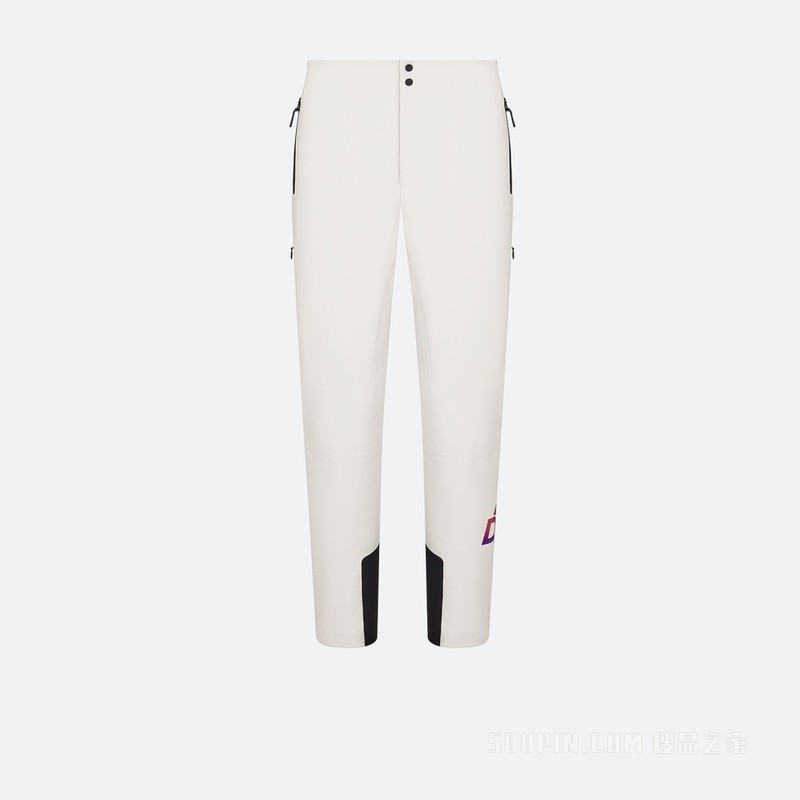 DIOR AND DESCENTE 滑雪裤 白色科技帆布