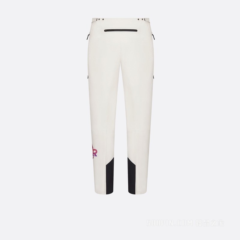 DIOR AND DESCENTE 滑雪裤 白色科技帆布