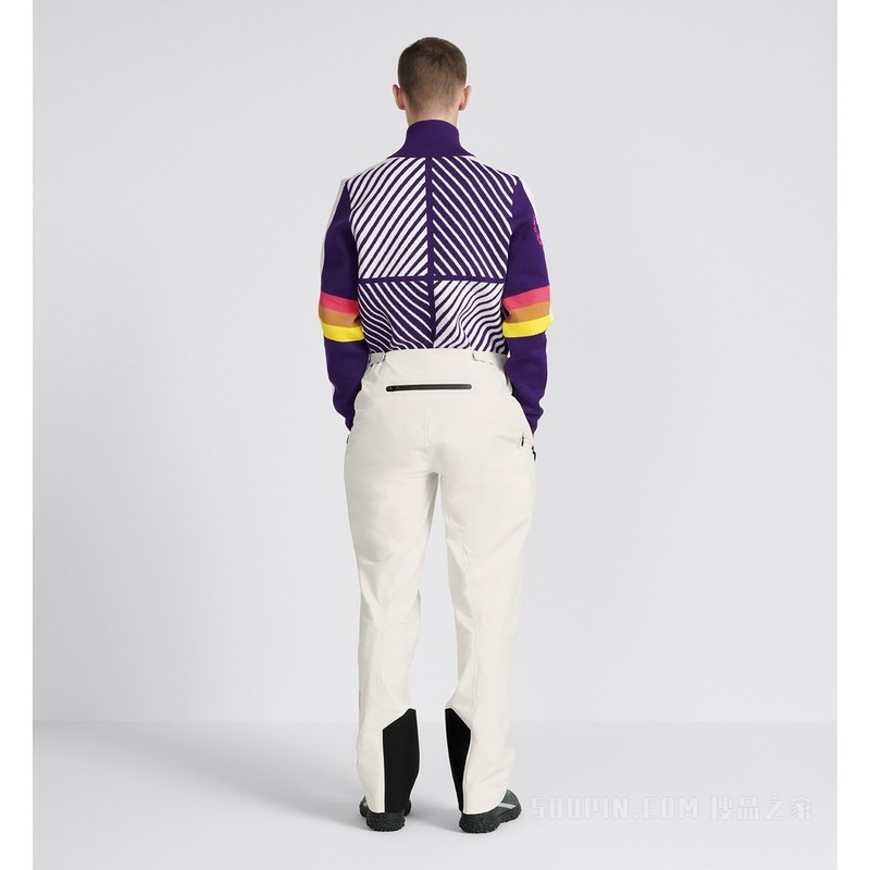 DIOR AND DESCENTE 滑雪裤 白色科技帆布