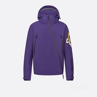 DIOR AND DESCENTE 防风夹克 紫色科技帆布
