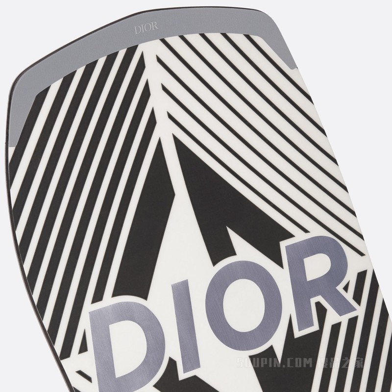 DIOR AND AK SKI 单板滑雪板 米白色饰以 CD Diamond Dior 标志, 151 厘米