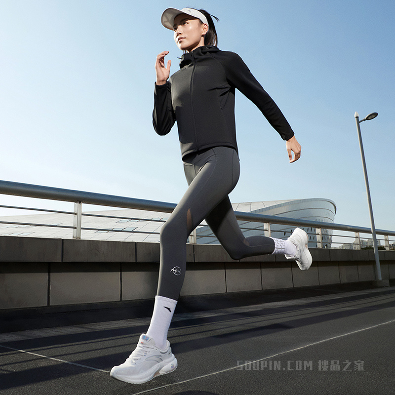 安踏跑步专业系列竞速挑战女子加厚针织上衣