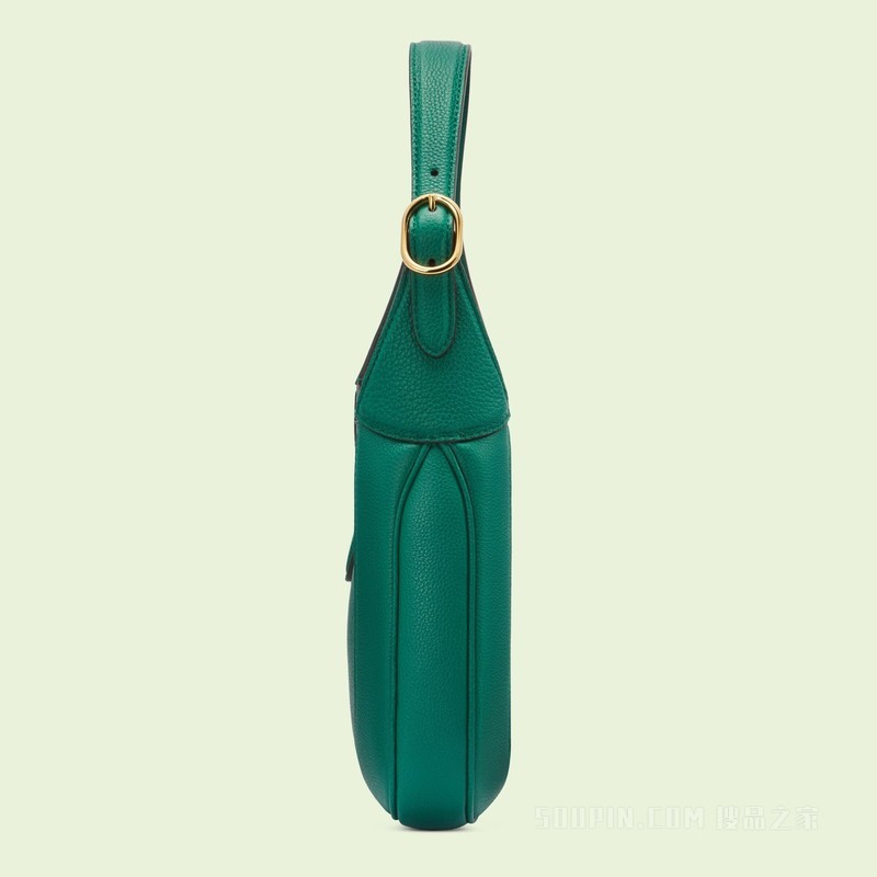 Jackie 1961系列小号天然粒纹背包 翠绿色皮革
