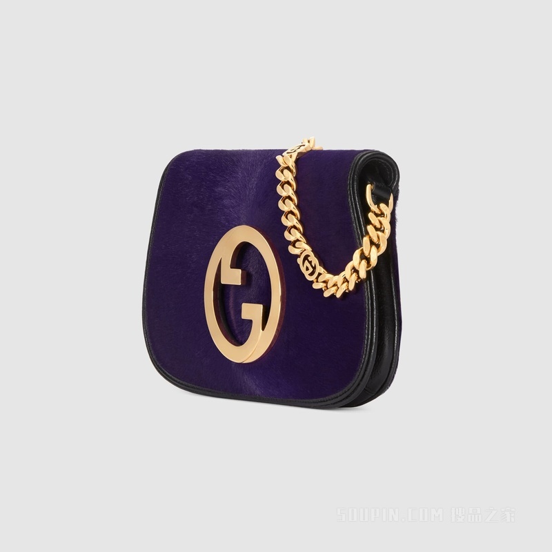 Gucci Blondie系列肩背包 深紫色