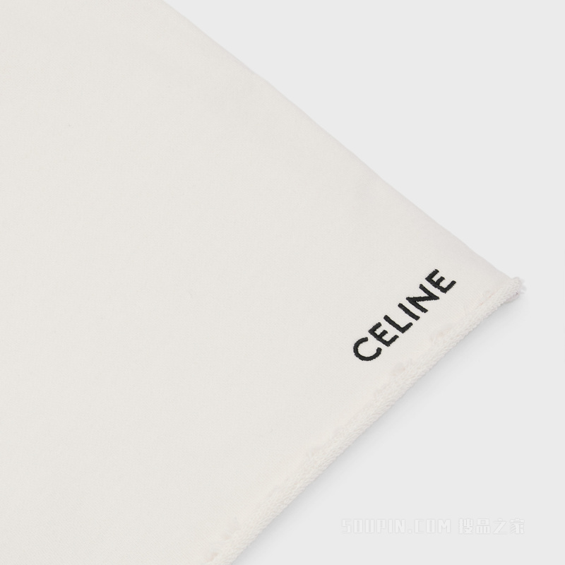CELINE棉质抓绒宽松短裤 23686