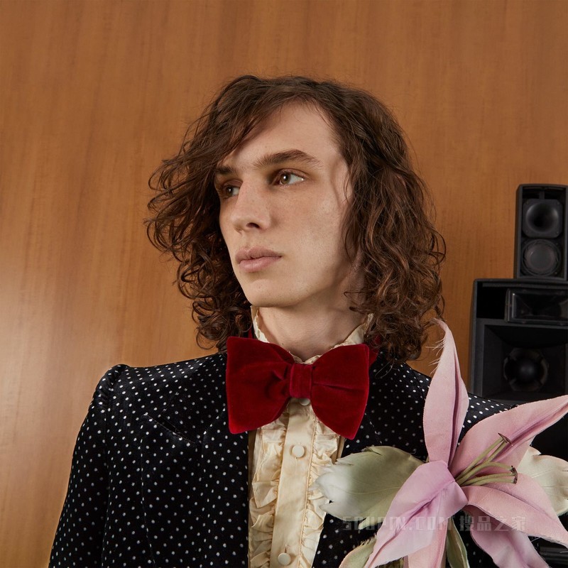 天鹅绒领结 红色