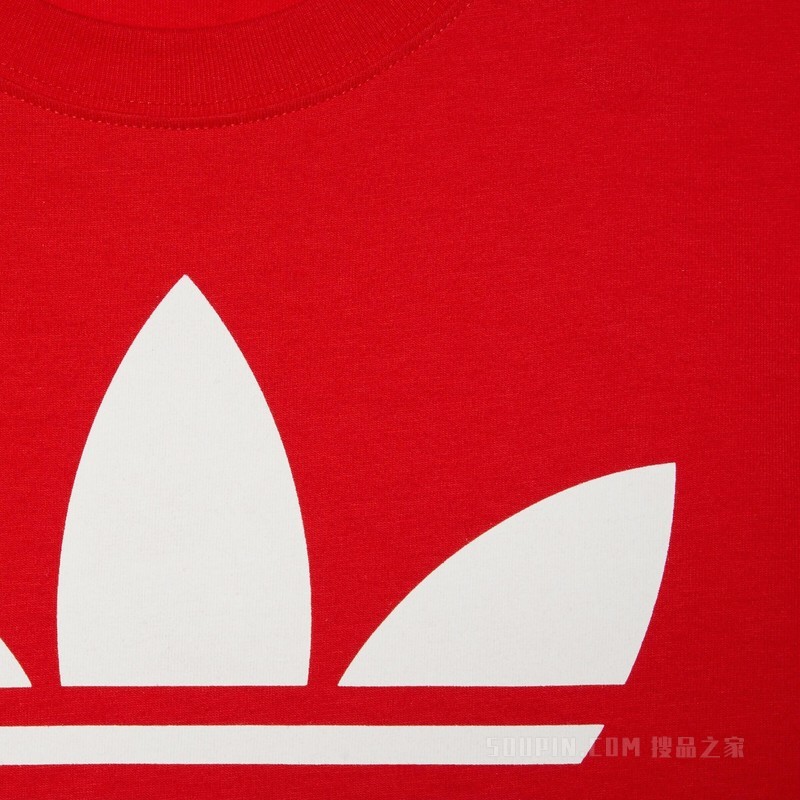 adidas x Gucci联名系列针织棉T恤 红色