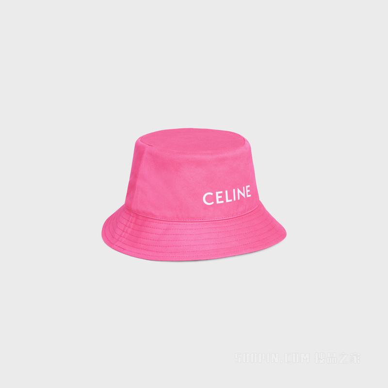 CELINE棉质华达呢渔夫帽 26532