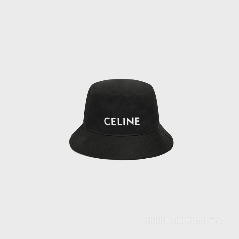 CELINE棉质华达呢渔夫帽 26532