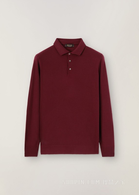 Superlight Dyed Polo 衫 小羊绒