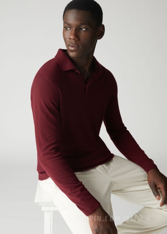 Superlight Dyed Polo 衫 小羊绒