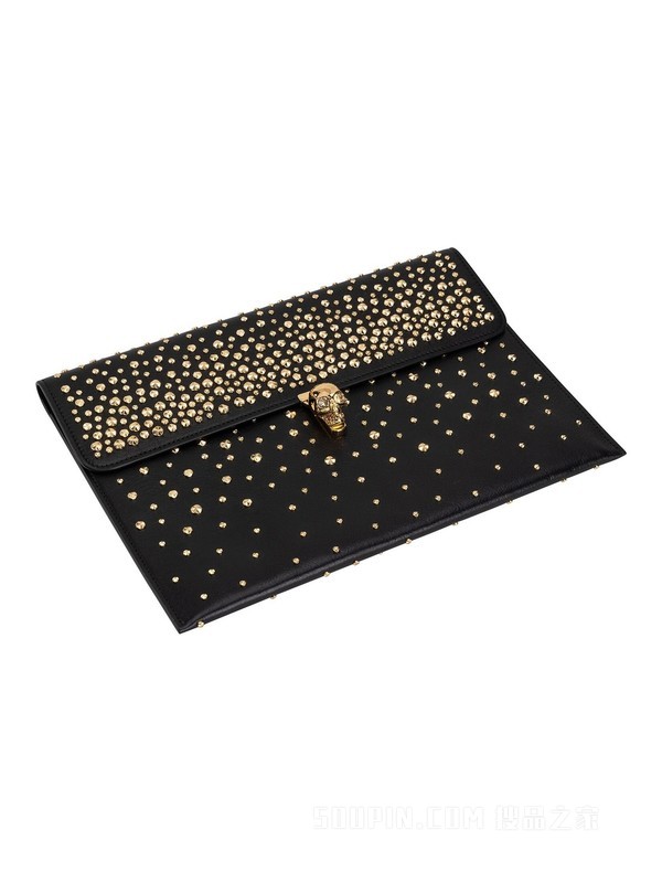 Skull Envelope Clutch