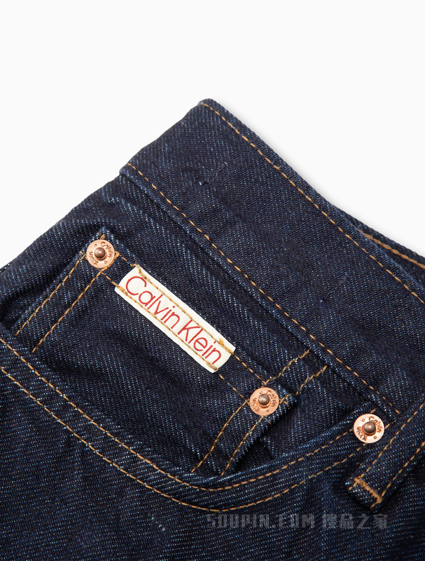 【简约系列】Calvin Klein 22秋冬男女同款纯棉直筒排扣牛仔裤40682ST