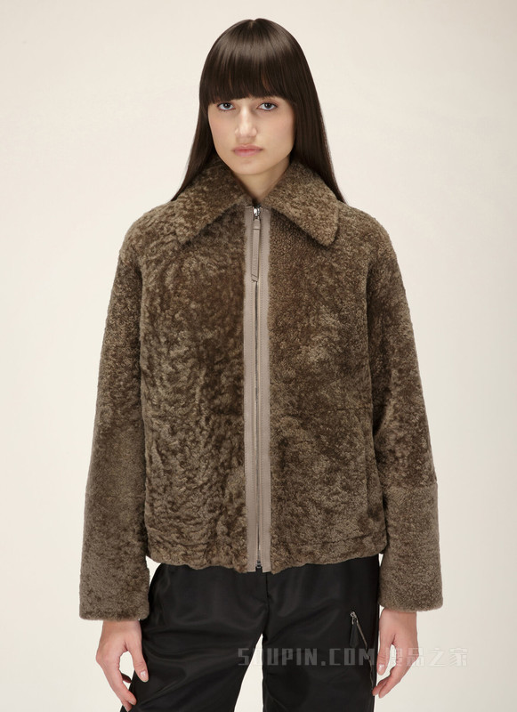 Shearling Jacket 棕色毛羊皮夹克