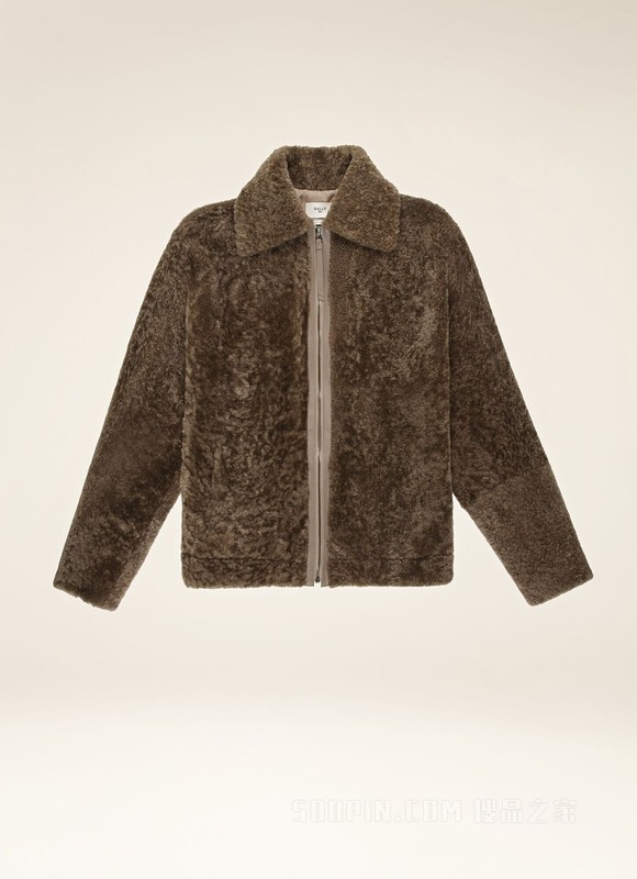 Shearling Jacket 棕色毛羊皮夹克