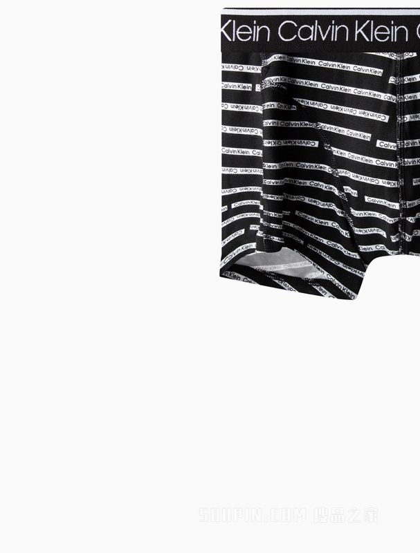 Calvin Klein 22秋冬男三条装循环LOGO腰边棉质透气贴身平角内裤NP2421O