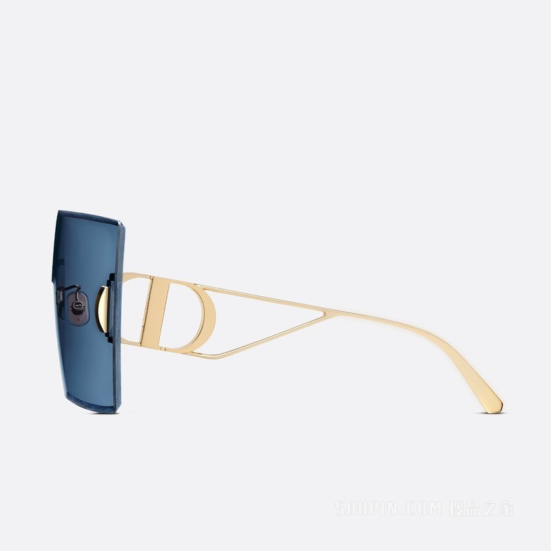 30Montaigne M1U 太阳眼镜 蓝色镜片眼罩式造型
