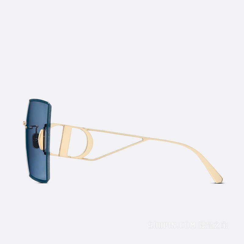 30Montaigne S7U 太阳眼镜 蓝色镜片正方形造型