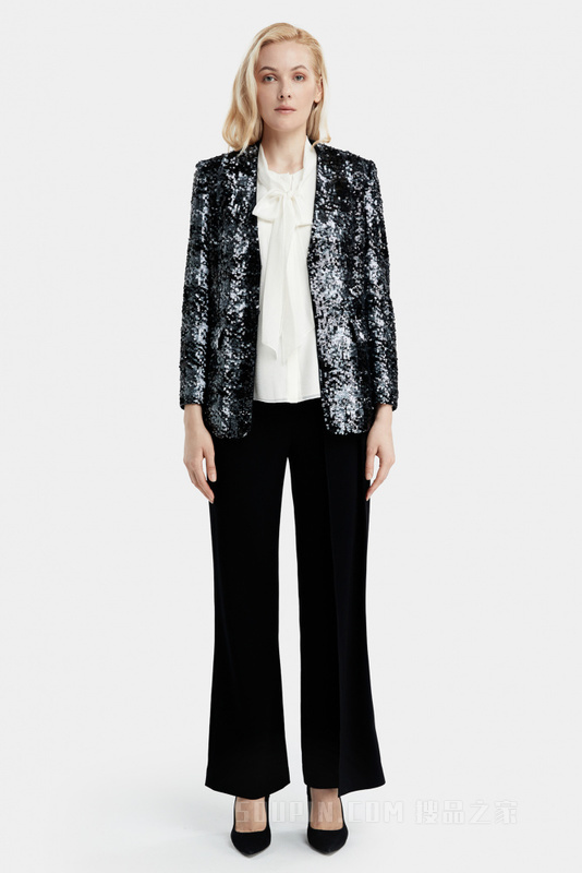 女装长袖中长夹克