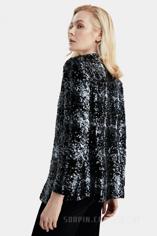 女装长袖中长夹克