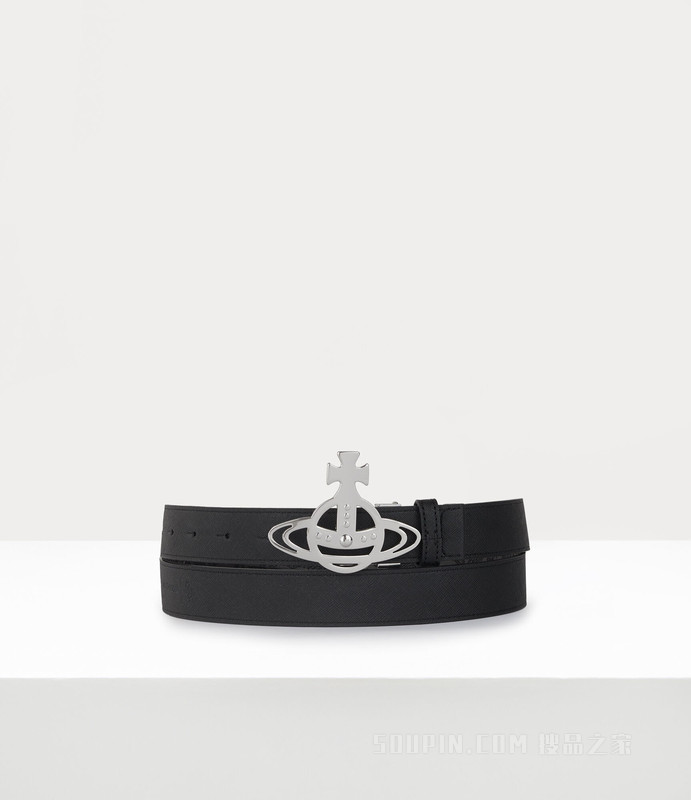 Silver Line Orb Reversible Belt