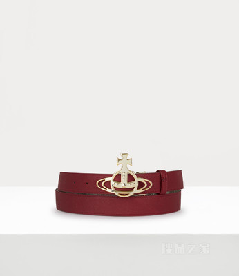 Light Gold Line Orb Reversible Belt