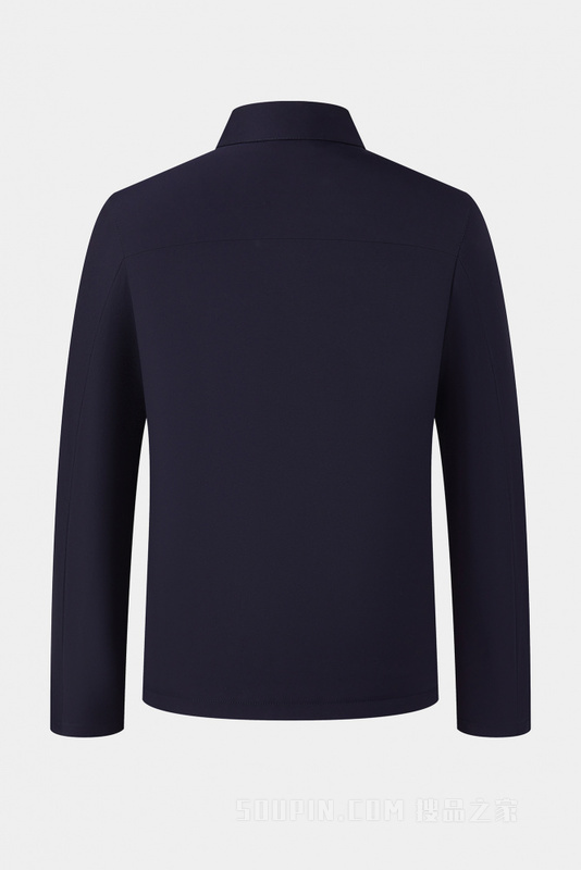 毛皮内胆翻领夹克