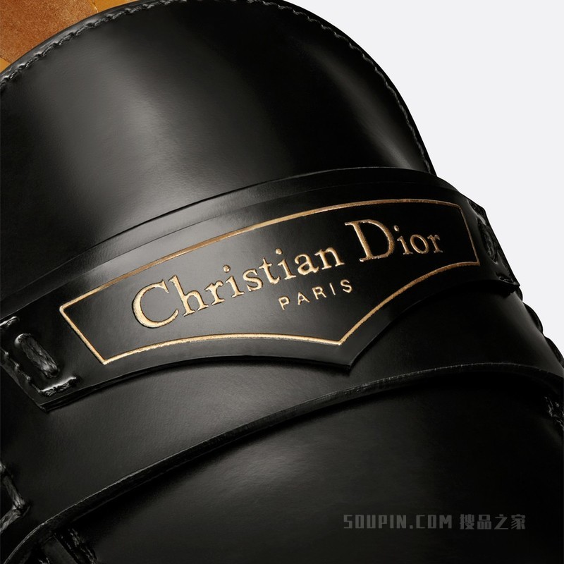 Dior Boy 乐福鞋 黑色磨砂牛皮革