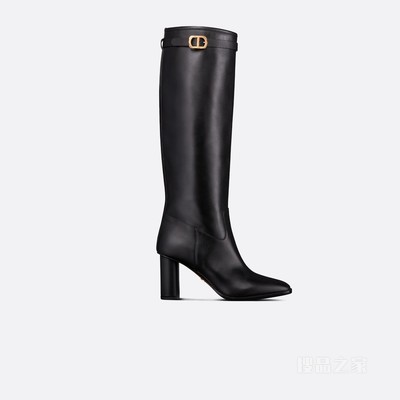 Dior Empreinte 带跟靴子 黑色牛皮革