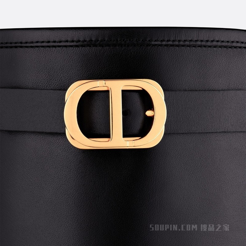 Dior Empreinte 带跟靴子 黑色牛皮革