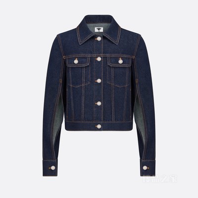夹克 蓝色棉质牛仔面料