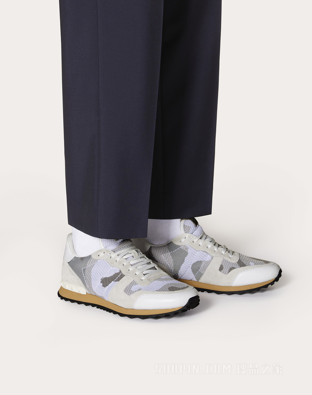 Camouflage Rockrunner 网眼织物运动鞋