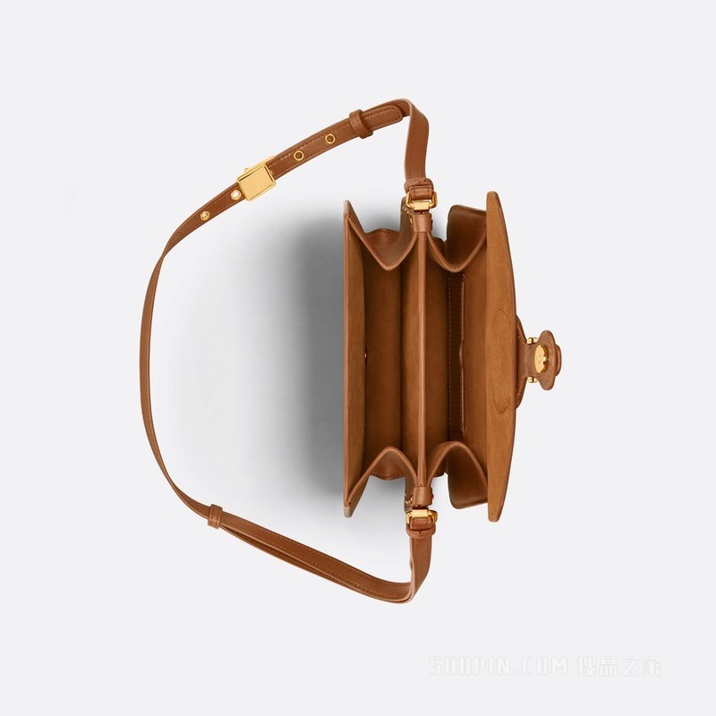 Dior Bobby Frame 手袋 干邑色光面牛皮革
