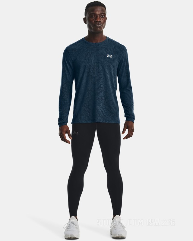 男士UA Streaker Topographic长袖上衣
