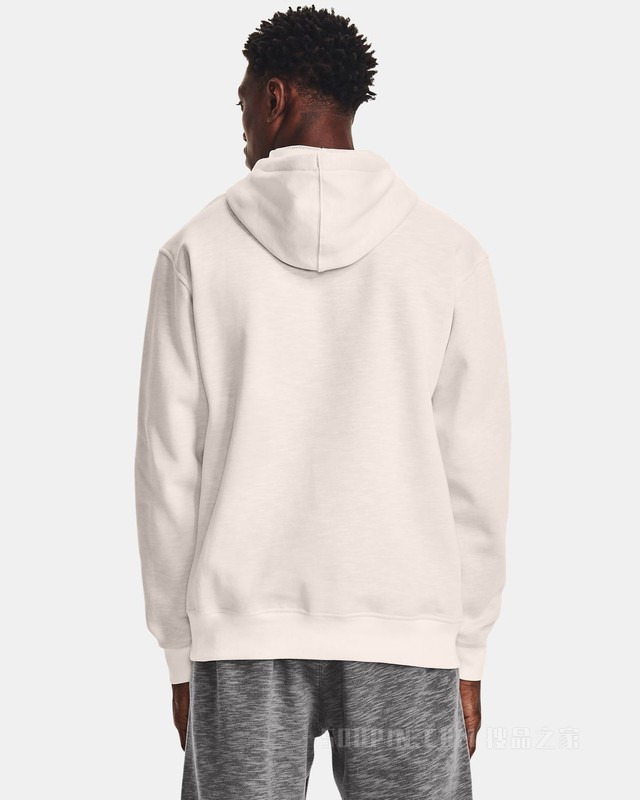 男士UA Essential Heritage抓绒连帽上衣