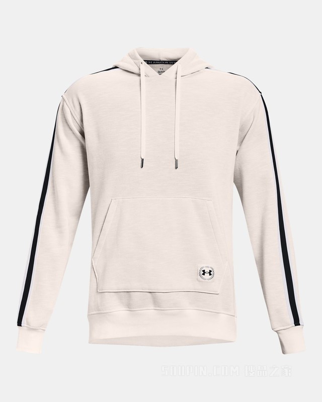 男士UA Essential Heritage抓绒连帽上衣