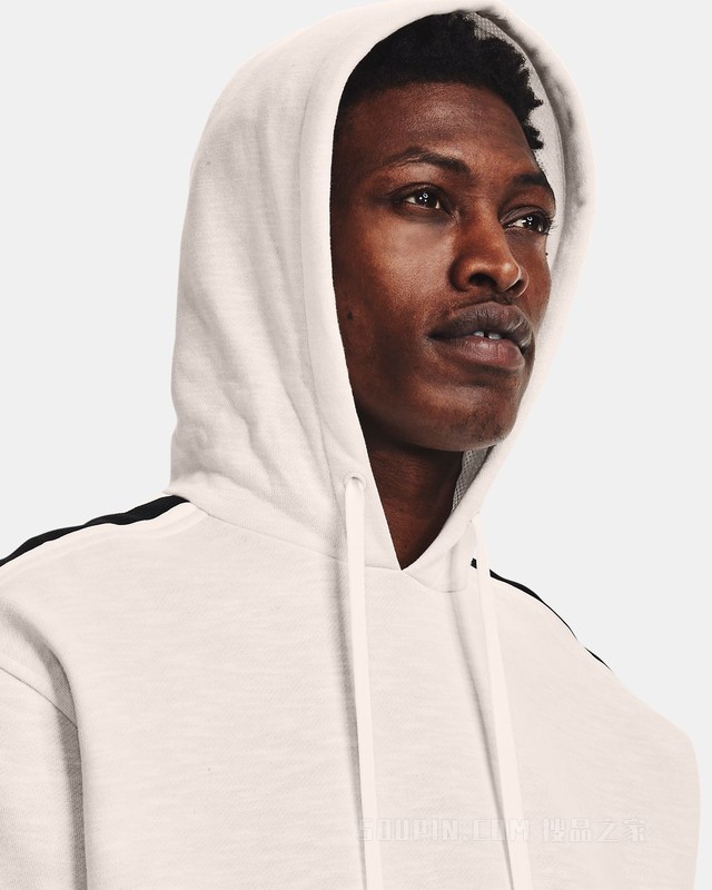 男士UA Essential Heritage抓绒连帽上衣