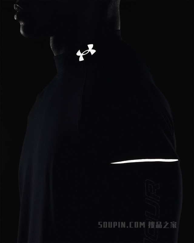 男士UA Out The Cold跑步长袖上衣